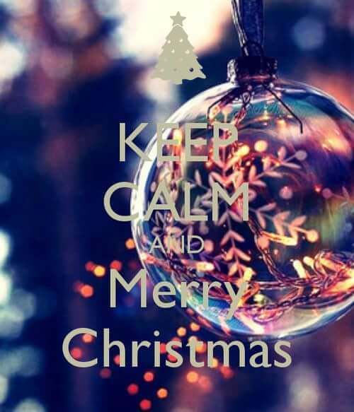keep calm and Merry Christmas